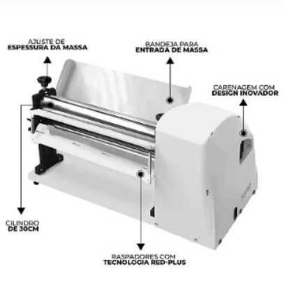 Imagem de CILINDRO ELETRICO STANDARD CROMADO 300MM X 57MM 1/3CV 50/60 HZ 127V