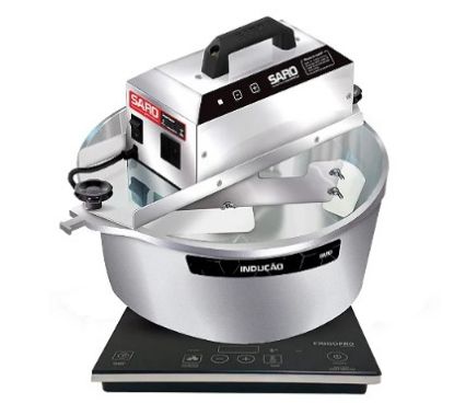 Imagem de MISTURADOR ELETRICO 10L COM FOGAO DE INDUCAO 110V