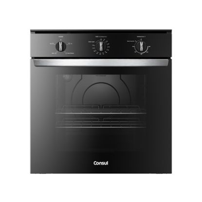 Imagem de FORNO DE EMBUTIR ELETRICO 84L PRETO COM TIMER AUTODESLIGAMENTO E GRILL 220V