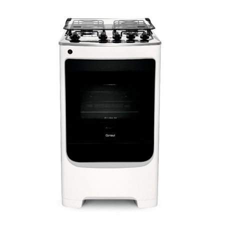 Imagem de FOGAO 4 BOCAS BRANCO COM ACENDIMENTO AUTOMATICO DESIGN FRENTE UNICA BIVOLT