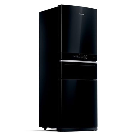 Imagem de GELADEIRA 3 FROST FREE 419 LITROS COR PRETA COM FREEZE CONTROL PRO 110V