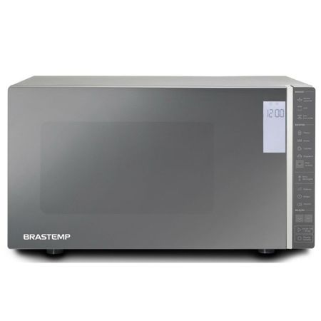 Imagem de MICRO-ONDAS 32 LITROS COR INOX ESPELHADO COM GRILL E PAINEL INTEGRADO 110V