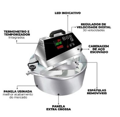 Imagem de MISTURADOR ELETRICO DIGITAL 10L 50/60 HZ BIVOLT