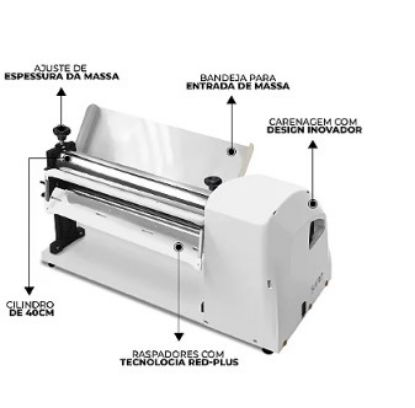 Imagem de CILINDRO ELETRICO STANDARD ANTIADERENTE 400MM X 57MM 1/3CV 50/60 HZ 127V