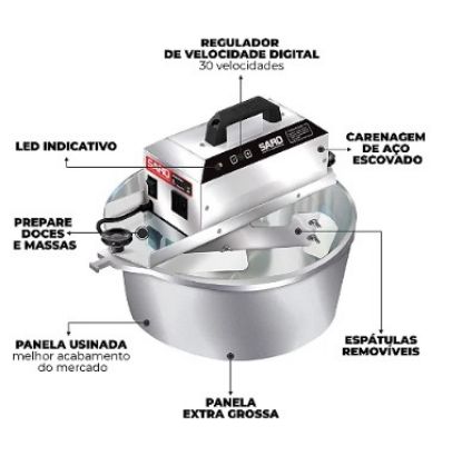 Imagem de MISTURADOR ELETRICO 10L 50/60HZ BIVOLT