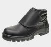 Imagem de BOTA DE COURO DE VAQUETA HIDROFUGADO C/ VELCRO N° 44 PRETO C/ BICO DE COMPOSITE SOLADO PU-BIDENSIDADE