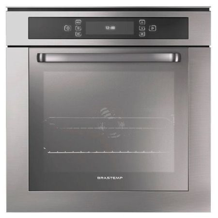Imagem de FORNO DE EMBUTIR ELETRICO 67 LITROS COR INOX COM FUNCAO AR FORCADO E PAINEL TOUCH 220V