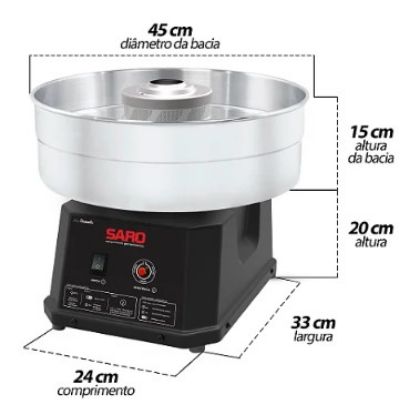 Imagem de MAQUINA DE ALGODAO DOCE 50/60 Hz BIVOLT