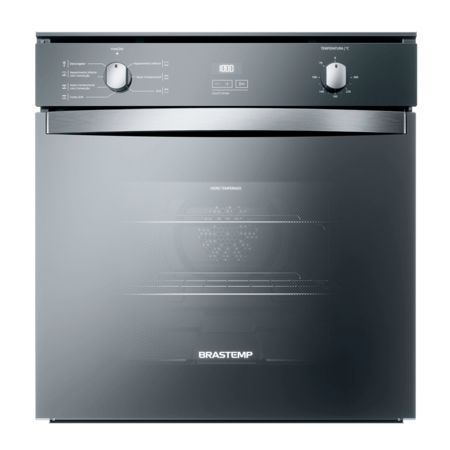 Imagem de FORNO DE EMBUTIR ELETRICO 84 LITROS COR INOX ESPELHADO COM CONVECCAO E TIMER TOUCH 220V