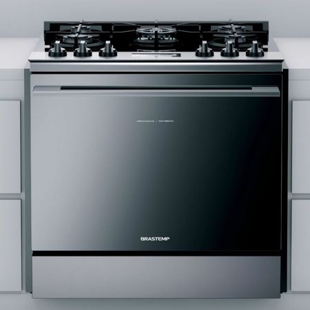Imagem de FOGAO 5 BOCAS DE EMBUTIR COR INOX COM MESA DE VIDRO E TOUCH TIMER COM AUTODESLIGAMENTO 110V