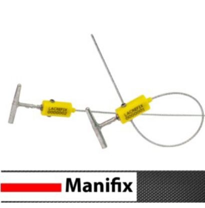 Imagem de LACRE METALICO MANIFIX AMARELO 30 CM