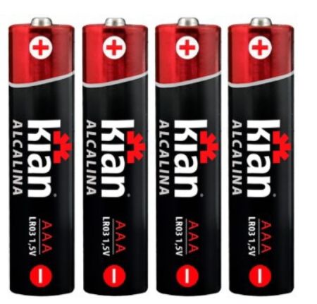 Imagem de PILHA ALCALINA AAA 1,5V LR03 BLISTER C/ 4 UN