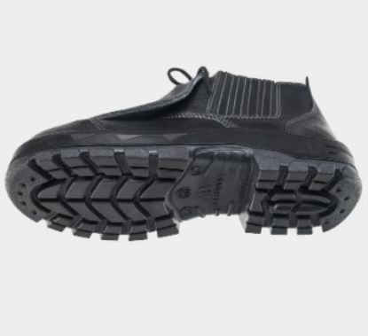 Imagem de BOTA DE VAQUETA C/ ELASTICO LATERAL N° 39 COR PRETA C/ BIQUEIRA PP