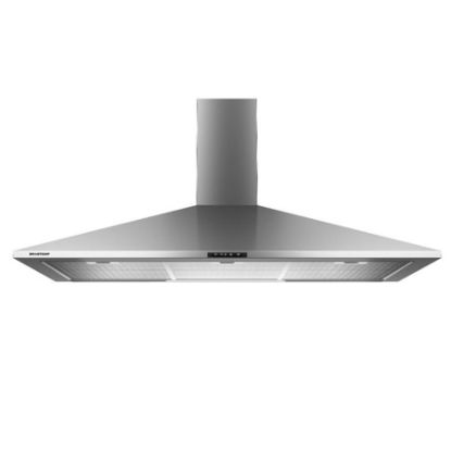 Imagem de COIFA DE PAREDE 90 CM INOX PIRAMIDAL 5 E 6 BOCAS DUPLO FILTRO 110V