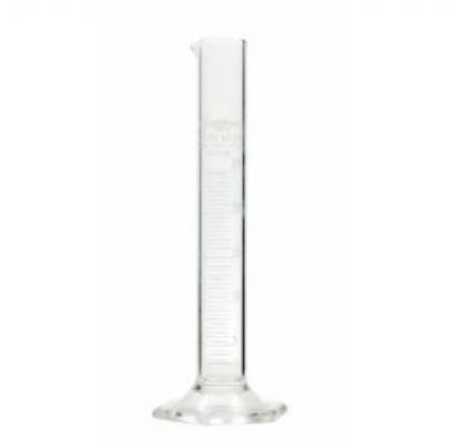 Imagem de PROVETA GRADUADA BASE HEXAGONAL EM VIDRO BOROSILICATO CLASSE A  50ML