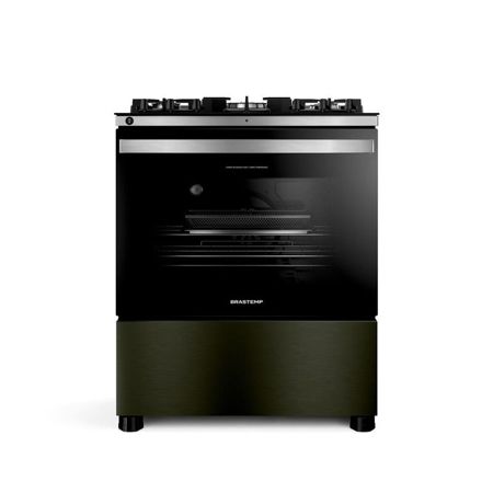 Imagem de FOGAO ECLIPSE COLLECTION 5 BOCAS COM MESA DE VIDRO, FUNCAO AIR FRYER E TURBO CHAMA 220V
