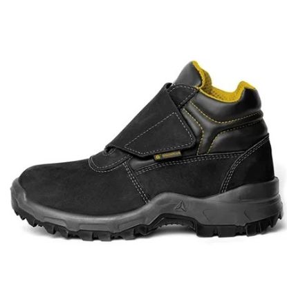 Imagem de BOTA DE COURO NOBUCK C/ VELCRO N° 43 PRETO
