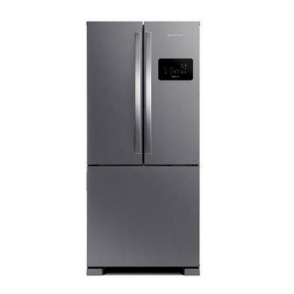 Imagem de GELADEIRA FROST FREE SIDE INVERSE 3 PORTAS A+++ 554 LITROS COR INOX 110V