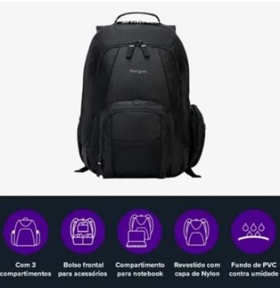Imagem de MOCHILA P/ NOTEBOOK 16" GROOVE PRETA