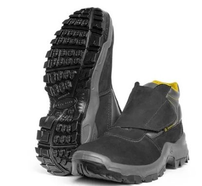 Imagem de BOTA DE COURO NOBUCK C/ VELCRO N° 43 PRETO