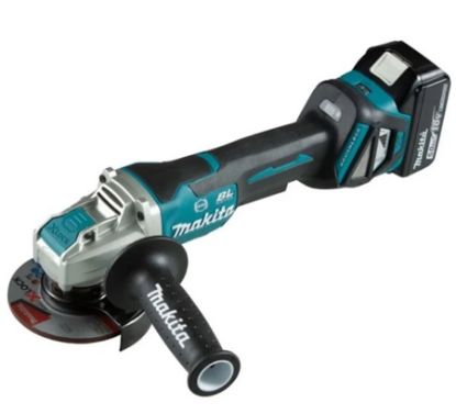 Imagem de ESMERILHADEIRA  ANGULAR   4.1/2" 115MM 18V BRUSHLESS C/ 2 BATERIAS 5.0AH + CARREGADOR BIVOLT E MALETA