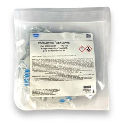 Imagem de REAGENTE P/ CLORO TOTAL 10ML 100UN